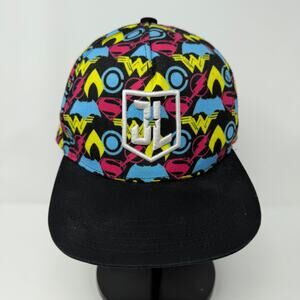 Justice League 2017 Colorful All Over Print Snapback